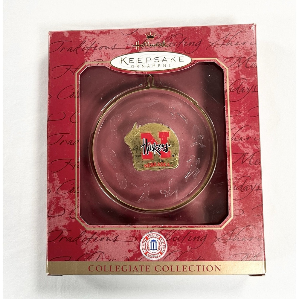 2000 Hallmark Keepsake Ornament Nebraska Cornhuskers Collegiate Collection